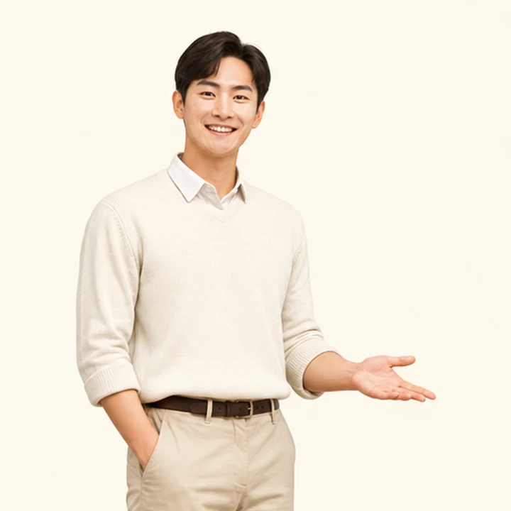 장기렌트카 추천 업체 상담 신청을 안내하는 담당자
